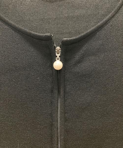 Rene（ルネ）Rene (ルネ) ジップアップジャケット ブラック サイズ:34の古着・服飾アイテム