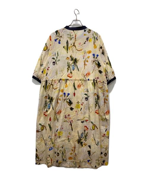 SUPER HAKKA（スーパーハッカ）SUPER HAKKA (スーパーハッカ) ブラウスワンピース ベージュ サイズ:15の古着・服飾アイテム
