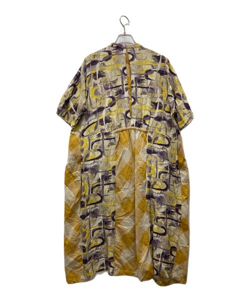 As know as（アズノゥアズ）As know as (アズノゥアズ) ブラウスワンピース/シャシャシャとＣＨＫＯＰ イエロー サイズ:3の古着・服飾アイテム