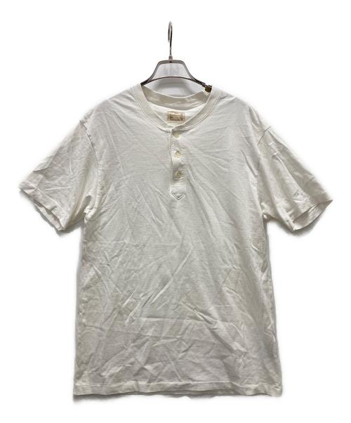 PABLO VINCI（パブロビンチ）PABLO VINCI (パブロビンチ) ヘンリーネックカットソー ホワイト サイズ:Mの古着・服飾アイテム