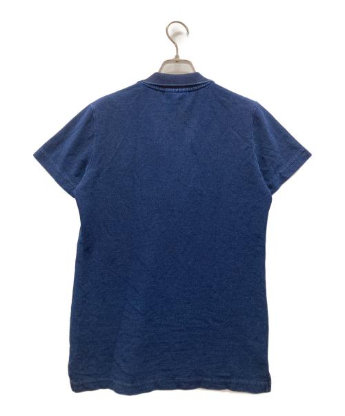 LACOSTE（ラコステ）LACOSTE (ラコステ) 藍染風ポロシャツ インディゴ サイズ:38 未使用品の古着・服飾アイテム