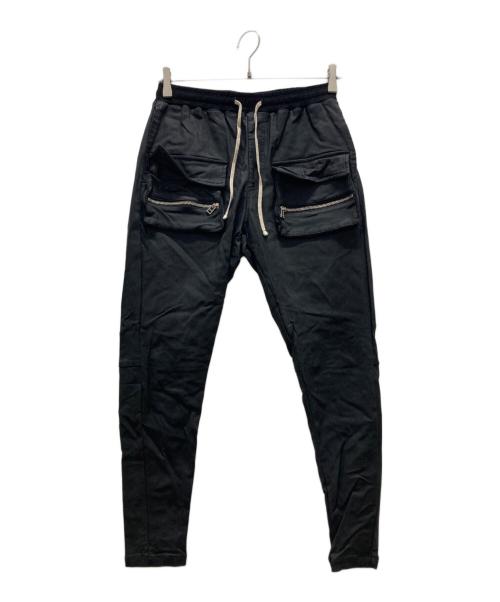 DANKE SCHON（ダンケ シェーン）Danke schon (ダンケ シェーン) COATING FRAP POCKET PANTS ブラック サイズ:Sの古着・服飾アイテム