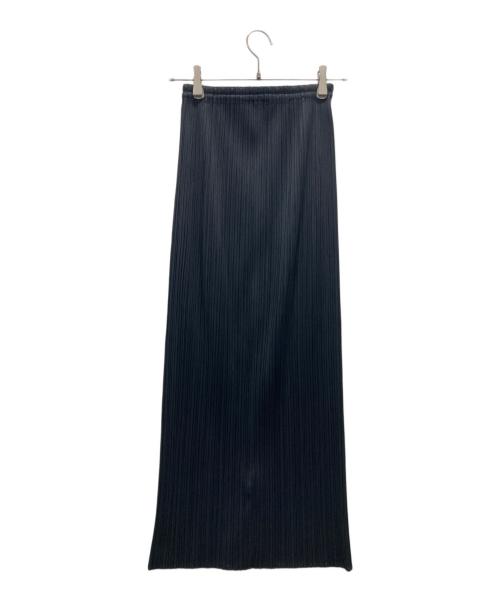 PLEATS PLEASE（プリーツプリーズ）PLEATS PLEASE (プリーツプリーズ) フロントジッププリーツスカート ブラック サイズ:2の古着・服飾アイテム