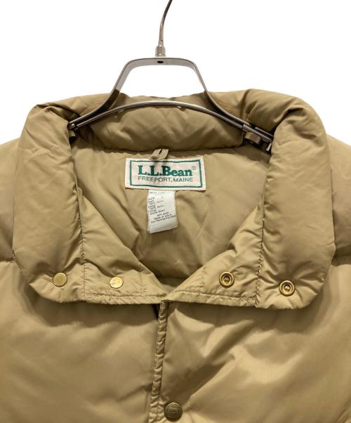 L.L.Bean（エルエルビーン）L.L.Bean (エルエルビーン) USA製ダウンベスト ブラウン サイズ:Lの古着・服飾アイテム