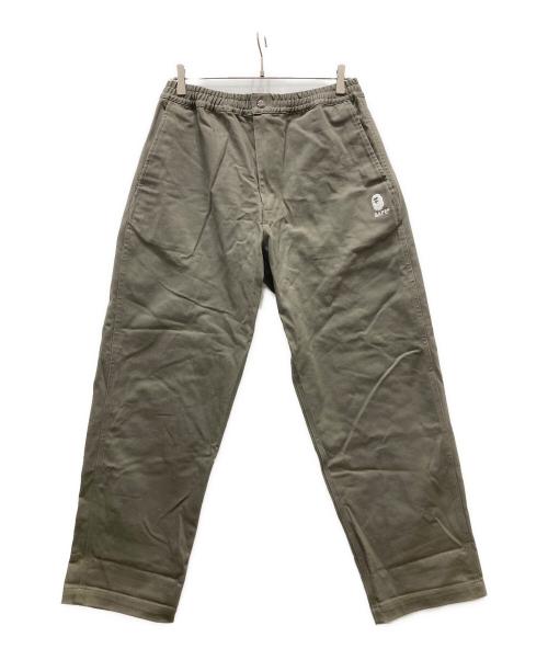 A BATHING APE（アベイシングエイプ）A BATHING APE (アベイシングエイプ) Loose Fit Chino カーキ サイズ:Lの古着・服飾アイテム