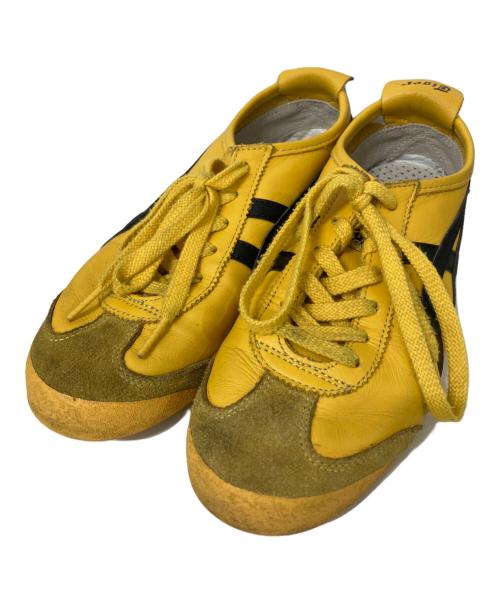 Onitsuka Tiger（オニツカタイガー）Onitsuka Tiger (オニツカタイガー) ローカットスニーカー イエロー サイズ:23.5の古着・服飾アイテム