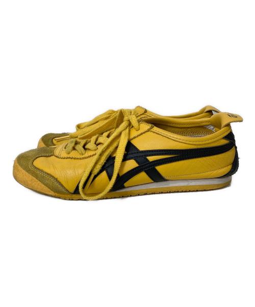 Onitsuka Tiger（オニツカタイガー）Onitsuka Tiger (オニツカタイガー) ローカットスニーカー イエロー サイズ:23.5の古着・服飾アイテム
