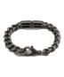 BALENCIAGA (バレンシアガ) BB Icon Gourmette シルバー：40000円