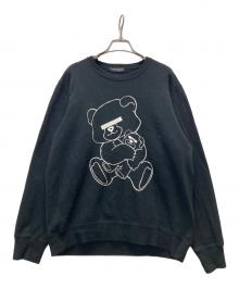 UNDERCOVER（アンダーカバー）の古着「ベアプリントスウェット」｜ブラック