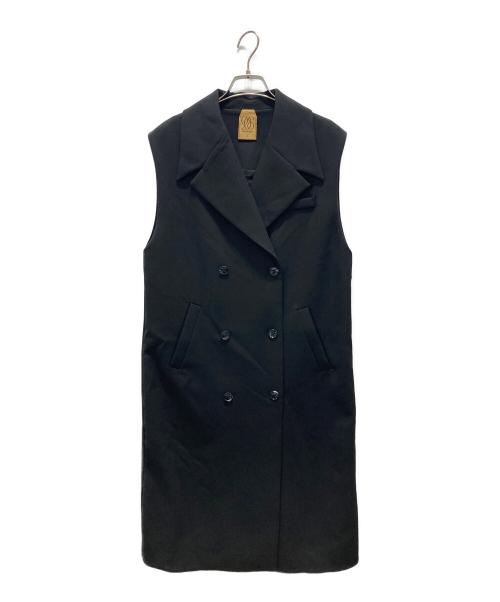Tnewties（トゥエンティーズ）TNEWTIES (トゥエンティーズ) ノースリーブコート ブラック サイズ:Sの古着・服飾アイテム