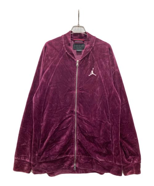 JORDAN（ジョーダン）JORDAN (ジョーダン) ベロアジャケット パープル サイズ:Lの古着・服飾アイテム