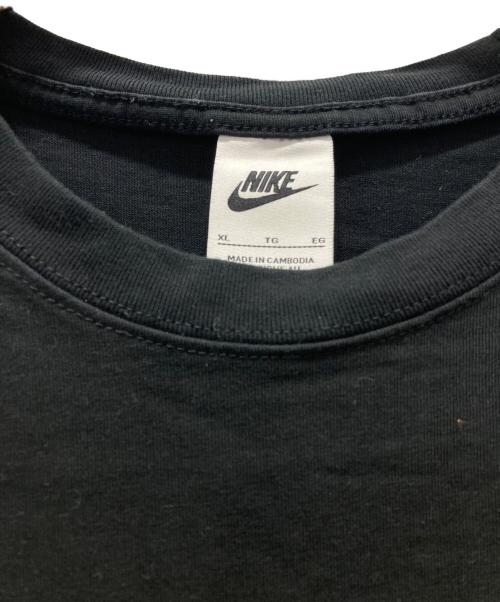 NIKE（ナイキ）NIKE (ナイキ) stussy (ステューシー) プリントTシャツ ブラック サイズ:XLの古着・服飾アイテム