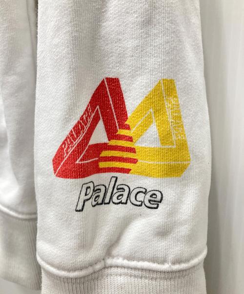 PALACE（パレス）PALACE (パレス) プルオーバーパーカー ホワイト サイズ:Mの古着・服飾アイテム