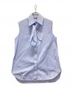 MADISON BLUEマディソンブルー）の古着「SLEEVELESS TIE BL L.OX」｜スカイブルー