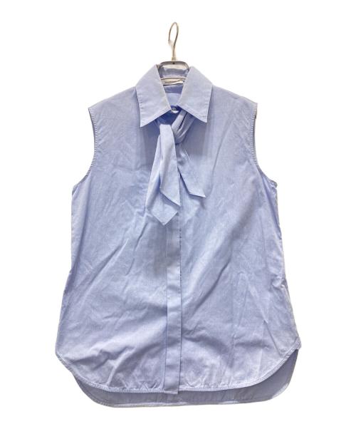 MADISON BLUE（マディソンブルー）MADISON BLUE (マディソンブルー) SLEEVELESS TIE BL L.OX スカイブルー サイズ:Mの古着・服飾アイテム