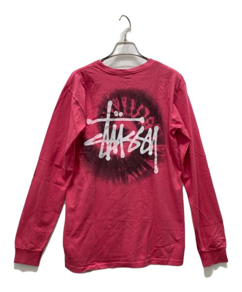 stussy（ステューシー）stussy (ステューシー) ロングスリーブカットソー ピンク サイズ:Sの古着・服飾アイテム
