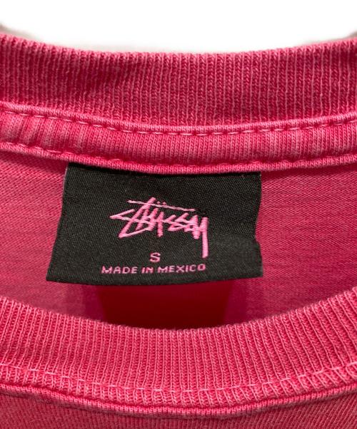 stussy（ステューシー）stussy (ステューシー) ロングスリーブカットソー ピンク サイズ:Sの古着・服飾アイテム