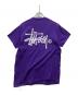 stussy (ステューシー) ロゴプリントTシャツ パープル サイズ:S：5000円
