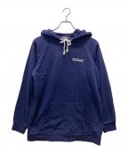 stussyステューシー）の古着「プルオーバーパーカー」｜ネイビー