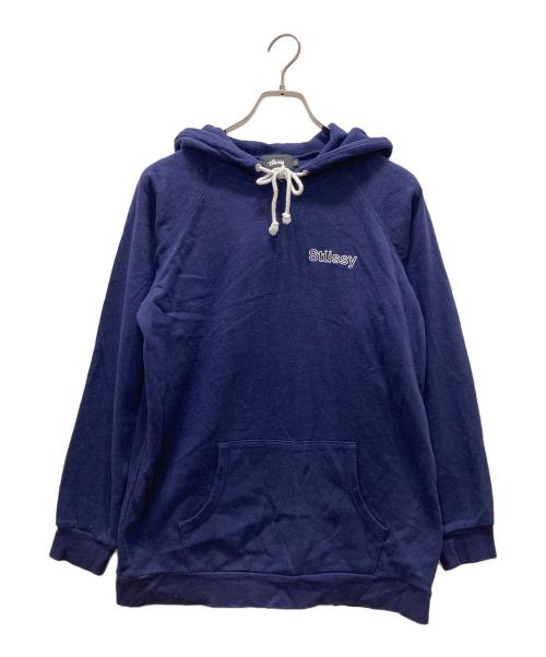 stussy（ステューシー）stussy (ステューシー) プルオーバーパーカー ネイビー サイズ:Sの古着・服飾アイテム