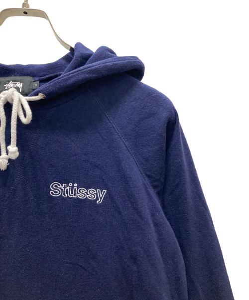 stussy（ステューシー）stussy (ステューシー) プルオーバーパーカー ネイビー サイズ:Sの古着・服飾アイテム