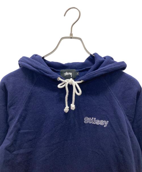 stussy（ステューシー）stussy (ステューシー) プルオーバーパーカー ネイビー サイズ:Sの古着・服飾アイテム