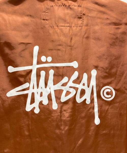 stussy（ステューシー）stussy (ステューシー) コーチジャケット ブラウン サイズ:Sの古着・服飾アイテム