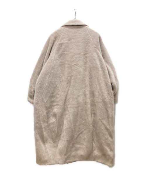 Snidel（スナイデル）Snidel (スナイデル) ジャギーロングコート ベージュの古着・服飾アイテム