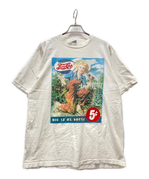 ALL SPORT（オールスポーツ）ALL SPORT (オールスポーツ) 90's ペプシ プリントTシャツ ホワイト サイズ:Lの古着・服飾アイテム