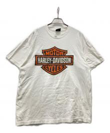 HARLEY-DAVIDSON（ハーレーダビッドソン）の古着「プリントTシャツ」｜ホワイト