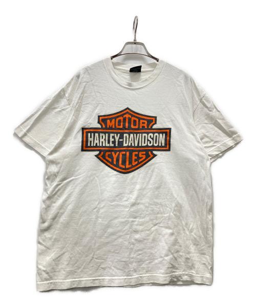 HARLEY-DAVIDSON（ハーレーダビッドソン）HARLEY-DAVIDSON (ハーレーダビッドソン) プリントTシャツ ホワイト サイズ:記載無しの古着・服飾アイテム