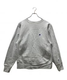 Champion REVERSE WEAVE（チャンピオン リバース ウィーブ）の古着「90s後期クルーネックスウェット」｜グレー
