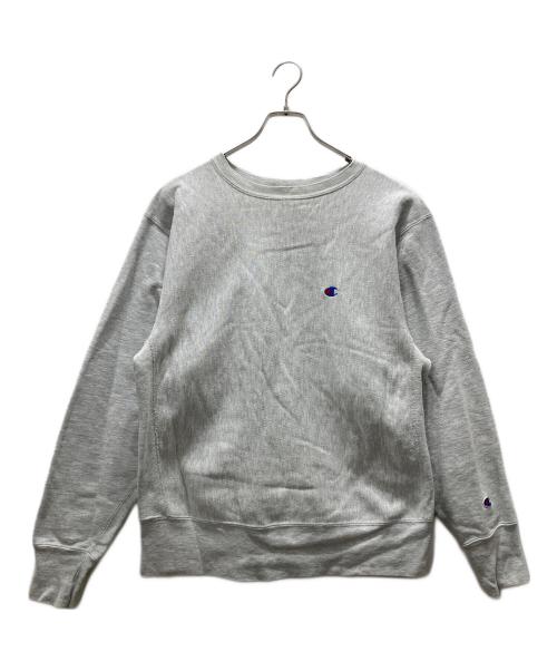 Champion REVERSE WEAVE（チャンピオン リバース ウィーブ）Champion REVERSE WEAVE (チャンピオン リバース ウィーブ) 90s後期クルーネックスウェット グレー サイズ:Lの古着・服飾アイテム