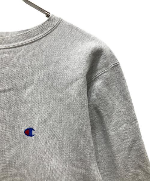 Champion REVERSE WEAVE（チャンピオン リバース ウィーブ）Champion REVERSE WEAVE (チャンピオン リバース ウィーブ) 90s後期クルーネックスウェット グレー サイズ:Lの古着・服飾アイテム