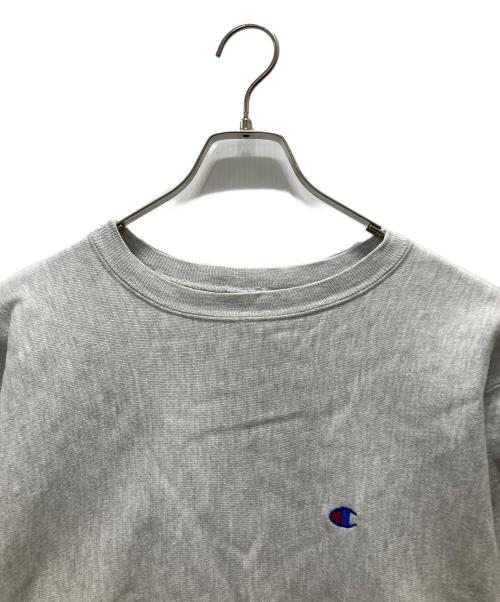 Champion REVERSE WEAVE（チャンピオン リバース ウィーブ）Champion REVERSE WEAVE (チャンピオン リバース ウィーブ) 90s後期クルーネックスウェット グレー サイズ:Lの古着・服飾アイテム