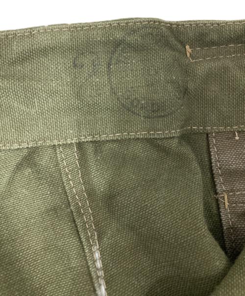 French Military（フレンチミリタリー）FRENCH MILITARY (フレンチミリタリー) 古着 モーターサイクルパンツ カーキ サイズ:記載無しの古着・服飾アイテム