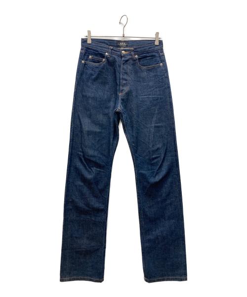 A.P.C.（アーペーセー）A.P.C. (アーペーセー) セルビッジ ボタンフライ デニムパンツ インディゴ サイズ:30の古着・服飾アイテム