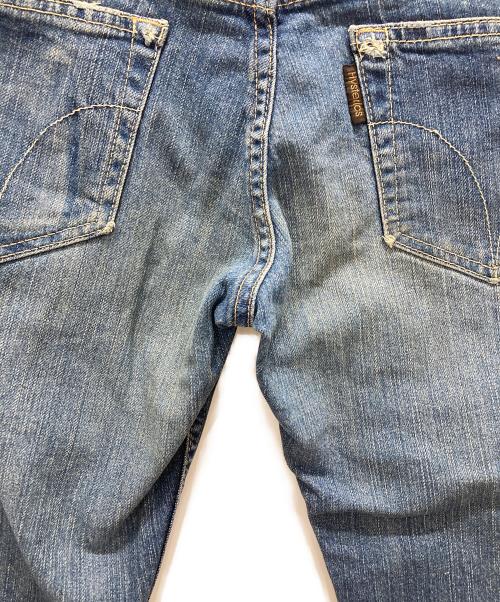 hysterics（ヒステリックス）hysterics (ヒステリックス) スタッズ デニムパンツ インディゴ サイズ:Mの古着・服飾アイテム