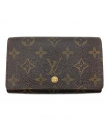 LOUIS VUITTON（ルイ ヴィトン）の古着「2つ折り財布」｜ブラウン