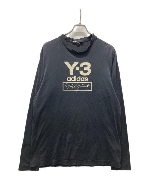 Y-3（ワイスリー）Y-3 (ワイスリー) ロングスリーブカットソー/Stacked Logo Long Sleeve Tee ブラック サイズ:Sの古着・服飾アイテム