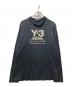Y-3（ワイスリー）の古着「ロングスリーブカットソー/Stacked Logo Long Sleeve Tee」｜ブラック