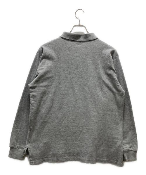 POLO RALPH LAUREN（ポロ・ラルフローレン）POLO RALPH LAUREN (ポロ・ラルフローレン) 長袖ポロシャツ グレー サイズ:Mの古着・服飾アイテム