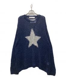 DAIRIKU（ダイリク）の古着「"Babylon" Star Lame Knit」｜ネイビー