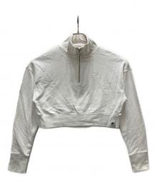 FRAY ID×pierre cardin（フレイ アイディー×ピエール・カルダン）の古着「コラボハーフジップスウェット」｜ホワイト