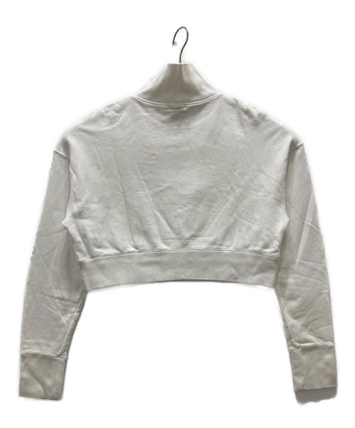 FRAY ID（フレイ アイディー）FRAY ID (フレイ アイディー) pierre cardin (ピエール・カルダン) コラボハーフジップスウェット ホワイト サイズ:Freeの古着・服飾アイテム