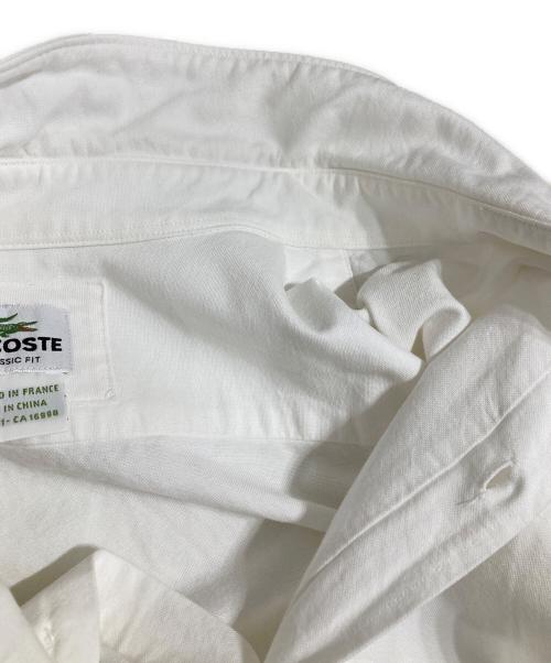 LACOSTE（ラコステ）LACOSTE (ラコステ) シャツ ホワイト サイズ:46の古着・服飾アイテム