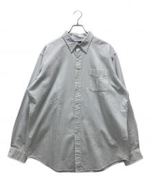POLO RALPH LAUREN（ポロ・ラルフローレン）の古着「ストライプシャツ」｜スカイブルー