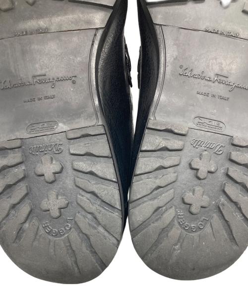 Salvatore Ferragamo（サルヴァトーレ フェラガモ）Salvatore Ferragamo (サルヴァトーレ フェラガモ) ビットローファー ブラック サイズ:93Eの古着・服飾アイテム