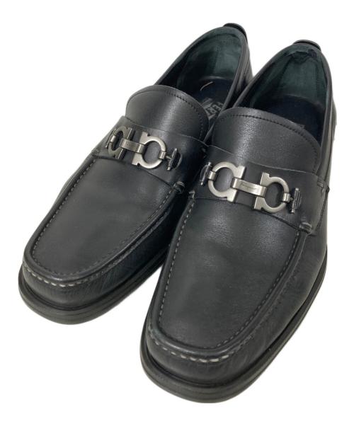 Salvatore Ferragamo（サルヴァトーレ フェラガモ）Salvatore Ferragamo (サルヴァトーレ フェラガモ) ビットローファー ブラック サイズ:9の古着・服飾アイテム