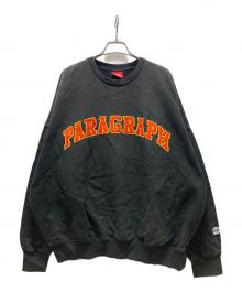 paragraph（パラグラフ）の古着「ロゴスウェット」｜ブラック